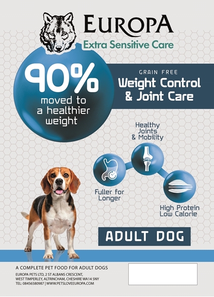 Europa Extra Sensitive care Weight Control  and joint care